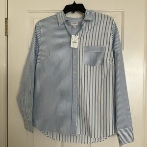 J.Crew women’s striped blouse